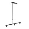 Steinhauer Stang pendellamp voor eetkamer, eettafellamp, modern, 3-licht verstelbaar