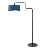 Steinhauer moderne staande lamp Bloeba met gebogen arm, verstelbaar en dimbaar