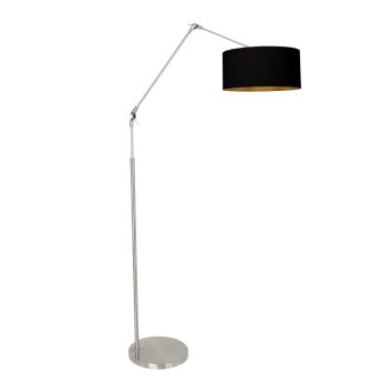 Steinhauer Prestige Chic vloerlamp, staande leeslamp met verstelbare arm en E27-fitting