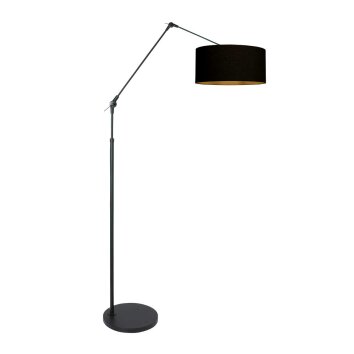 Steinhauer Prestige Chic verstelbare boogvloerlamp 250 cm als leeslamp voor bank