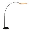 Steinhauer Ringlux staande booglamp LED, moderne verstelbare boogarm, 2-lichts