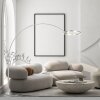 Steinhauer Ringlux LED verstelbare boogvloerlamp met 2 lichtpunten voor woonkamer