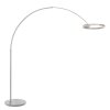 Steinhauer Ringlux LED verstelbare boogvloerlamp met 2 lichtpunten voor woonkamer