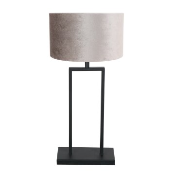 Steinhauer Tafellamp Stang met klassiek rechthoekig frame, verstelbare zilveren kap