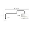 Steinhauer Bloeba moderne 1-lichts verstelbare hanglamp voor eetkamer E27 157 cm