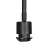 Steinhauer moderne Wandlamp Bloeba met gebogen verstelbare arm, zilveren kap