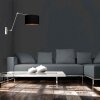 Steinhauer Prestige Chic zwenkarm wandlamp met kap, leeslamp voor bank, E27