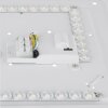 Globo Donte LED plafonniere plafondlamp vierkant modern 16W 1600lm 3000-6500K