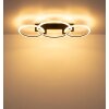 Globo Fletcher LED plafondlamp met 3 ringen, ringverlichting 4700 lm 3000 K 40 W