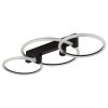 Globo Fletcher LED plafondlamp met 3 ringen, ringverlichting 4700 lm 3000 K 40 W