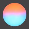Globo Jess moderne LED plafondlamp rond 39 cm met afstandsbediening voor woonkamer
