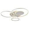 Globo Johnson LED plafondlamp met afstandsbediening, modern ringdesign voor woonkamer