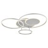 Globo Johnson LED plafondlamp met afstandsbediening, modern ringdesign voor woonkamer
