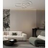 Globo Johnson LED plafondlamp plafonnière met 3 ringen, modern rond design