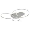 Globo Johnson LED plafondlamp plafonnière met 3 ringen, modern rond design