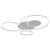 Globo Johnson LED plafondlamp plafonnière met 3 ringen, modern rond design