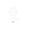 Globo Loraine ringvormige LED plafondlamp Ø 49,5 cm 3000K 4390 lm 40W