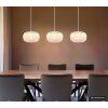 Globo Juana 3-lichts hanglamp voor eettafel, E27, 90 cm, modern-retro design