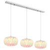 Globo Juana 3-lichts hanglamp voor eettafel, E27, 90 cm, modern-retro design