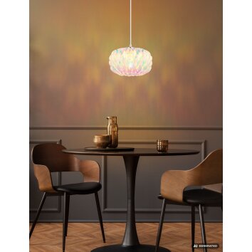 Globo Juana ronde hanglamp pendellamp modern-retro voor eetkamer, E27, 40 watt