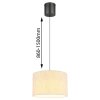 NOWA Thea LED verstelbare hanglamp eettafel rond modern-retro 3000 K 1000 lm 8 W