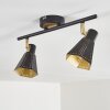 Vantaa Plafondlamp Zwart-Goud, 2-lichts