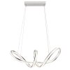 Globo Evangeline LED ringvormige hanglamp met afstandsbediening, 45 W, 5600 lm, 2700-6000 K, 60 cm