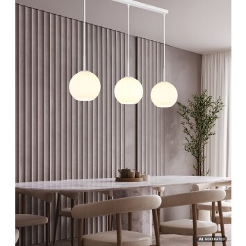 Globo Andre hanglamp, pendellamp E27 met 3 lichtpunten voor eetkamer en keuken