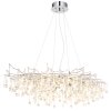 Globo Maxine 14-lichts design eettafel hanglamp 120 cm met G9-fitting voor eetkamer