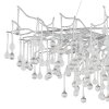 Globo Maxine 14-lichts design eettafel hanglamp 120 cm met G9-fitting voor eetkamer