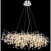 Globo Maxine 14-lichts design eettafel hanglamp 120 cm met G9-fitting voor eetkamer