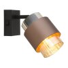 Globo Milley wandspot met schakelaar E27 40W, moderne leeslamp voor hal en woonkamer