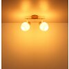 Globo Eileen moderne plafondspot, spotlamp met 2 spots voor keuken en woonkamer