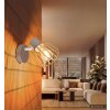 Globo Olin wandspot met schakelaar E27 40W moderne kooi-kap voor eetkamer