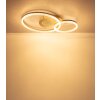 Globo Sanford LED plafondlamp met dubbele ring, moderne designlamp voor woonkamer