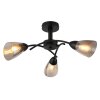 Globo Paula 3-lichts plafondlamp plafonnière E14 modern voor woonkamer en keuken
