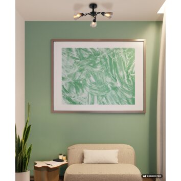 Globo Paula 3-lichts plafondlamp plafonnière E14 modern voor woonkamer en keuken
