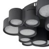 Globo Darla compacte moderne LED plafondlamp rond 45 cm voor woonkamer en hal