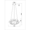 Globo Darla LED cluster hanglamp modern design eetkamer 3900 lumen 3000 Kelvin