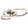 Globo Francine LED plafondlamp met afstandsbediening, 3-rings ringdesign, modern