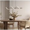 Globo Spiro LED slanke golfvormige hanglamp eettafel 80 cm 3000 K 2510 lm 20 W