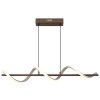 Globo Spiro LED slanke golfvormige hanglamp eettafel 80 cm 3000 K 2510 lm 20 W