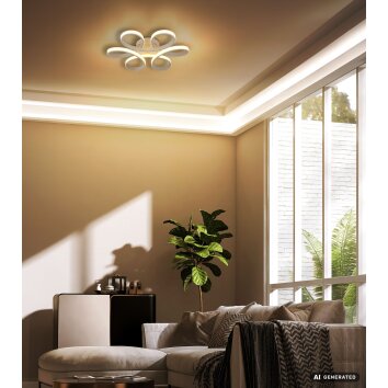 Globo Orbita stijlvolle moderne LED design plafondlamp 3000 K 4300 lm 34 W