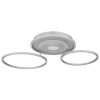 Globo Miles LED ringvormige plafondlamp plafonnière met drie ringen voor woonkamer