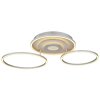 Globo Miles LED ringvormige plafondlamp plafonnière met drie ringen voor woonkamer