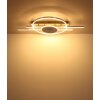 Globo Donte LED plafondlamp modern, hoekig voor eetkamer, hal, keuken, woonkamer