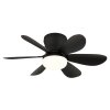 Globo Delores LED plafondventilator met lamp, afstandsbediening, 2700-6500K, 560 lm, 5 W