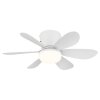 Globo Delores LED moderne plafondventilator met verlichting ø 51 cm voor woonkamer