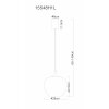 Globo Maxy Hängeleuchte, Pendelleuchte E27, modern, verstellbar, Ø 29 cm, voor eetkamer