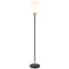 Globo Rowena vloerlamp moderne staande lamp 150 cm E27 60 Watt voor woonkamer